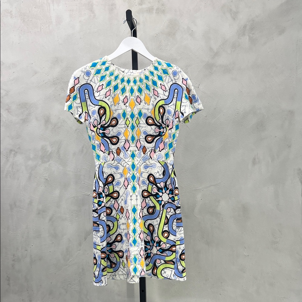 Colorful Geometric Pattern Dress